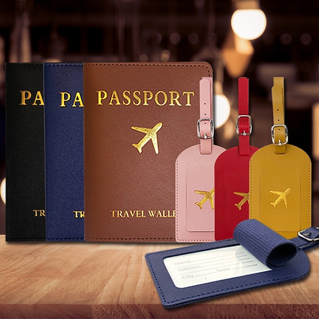  pascover og bagagemærker pasholder rejsekuffertmærke