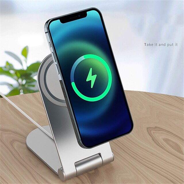 Phones & Accessories Phone Mounts & Holders | Phone Stand Portable Foldable Chargeable Phone Holder for Desk Compatible with iPh