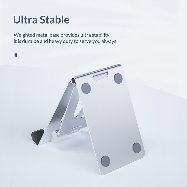 Phones & Accessories Phone Mounts & Holders | ORICO Mobile Phone Stand All Aluminum Adjustable Stand for iPhone Samsung Xiaomi M