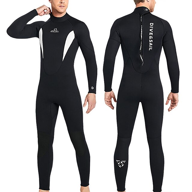 Sports & Outdoors Surfing, Diving & Snorkeling | Dive&Sail Mens Full Wetsuit 3mm SCR Neoprene Diving Suit Thermal Warm Windproof