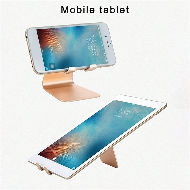 Phones & Accessories Phone Mounts & Holders | Metal Rotation Foldable Laptop Stand For iPad 9.7 10.2 10.5 12.9 inch Desktop Phon