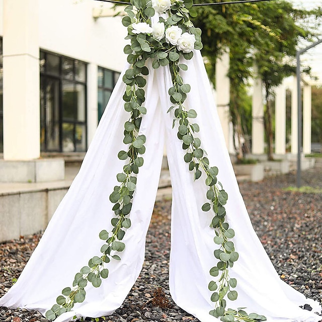 Home & Garden Home Decor | 200CM/79 Artificial Leaves Vines Wedding Party Home Decorations Wall Display - ZQ25112