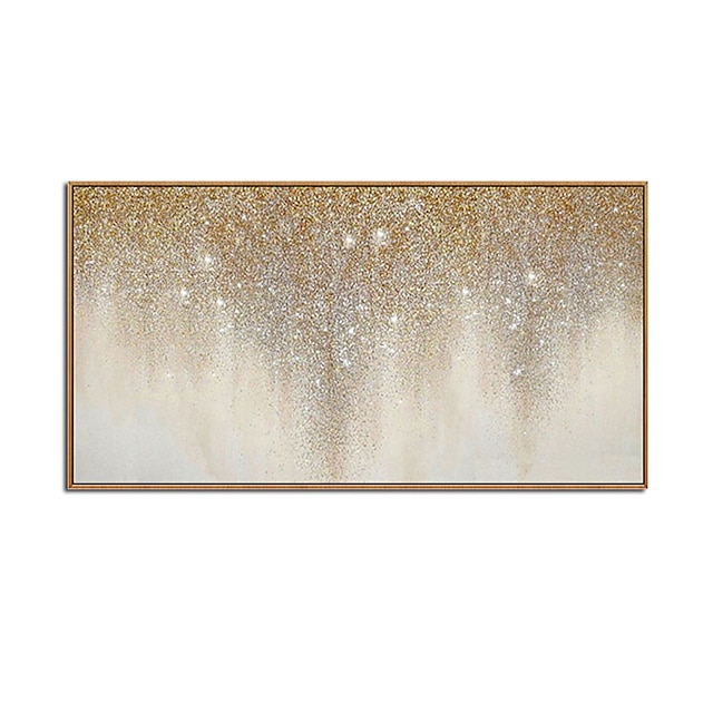  Oil Painting 100% Handmade Hand Painted Wall Art On Canvas Vertical Abstract Golden Still Life Contemporary Modern Home Decoration Decor Rolled Canvas No Frame Unstretched
