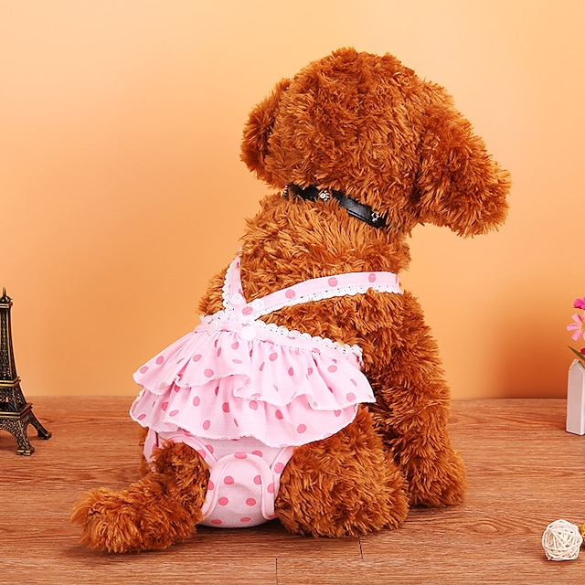  lemmikkieläinten fysiologiset housut, koiran puuvillahousut pentu alusvaatteet naisten fysiologiset housut lemmikkieläinten terveysvaippa
