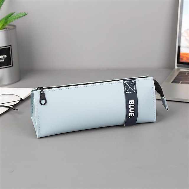 Consumer Electronics Stationery | Pencil Case Pen Pouch Marker Bag Waterproof Cute Wear-Resistant PU Leather for School Office S