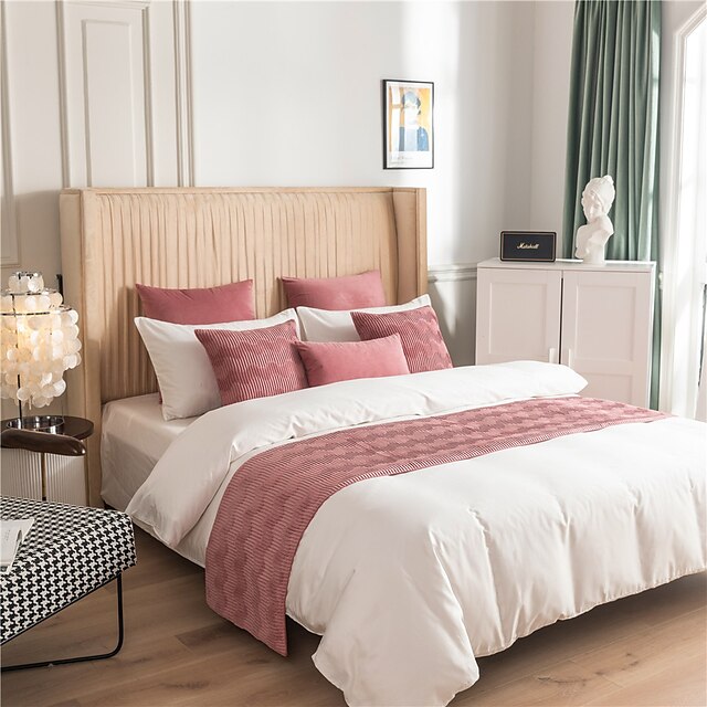Camino de cama decorativo, de cama moderna transpirable color sólido, protección de bufanda hoteles, casas y habitaciones de decoración del hogar 9075293 2022 – €27.35