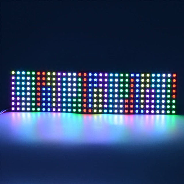 Ws2812b Rgbic 5050smd Led Matrix Panel 256 Pixels Individually Addressable Programmable Digital 9743