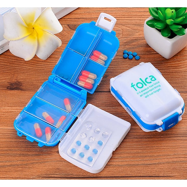  Travel Pill Box / Case Plastic / ABS+PC Luggage Accessory / Convenient Word / Phrase