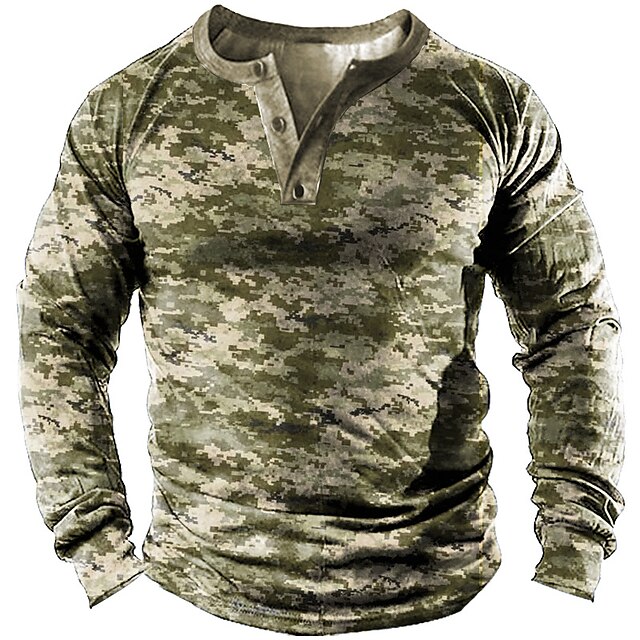 Mens Clothing Mens Hoodies & Sweatshirts | Mens Unisex Sweatshirt Pullover Graphic Camo / Camouflage Print Casual Daily Sports 3