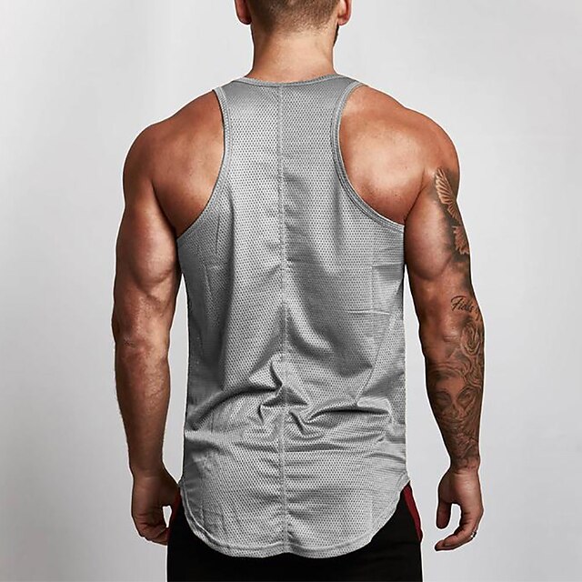 Sports & Outdoors Running, Jogging & Walking | Mens Sleeveless Running Tank Top Tee Tshirt Tank Top Athletic Athleisure Breathab