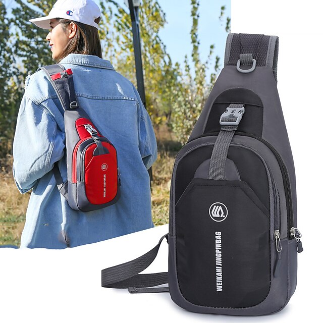 Lolittas Travel Hiking Backpack School Bag for Men,USB Charging Fashion Soft Lightweight Shoulder Crossbody Sling Packable Best Design Black 