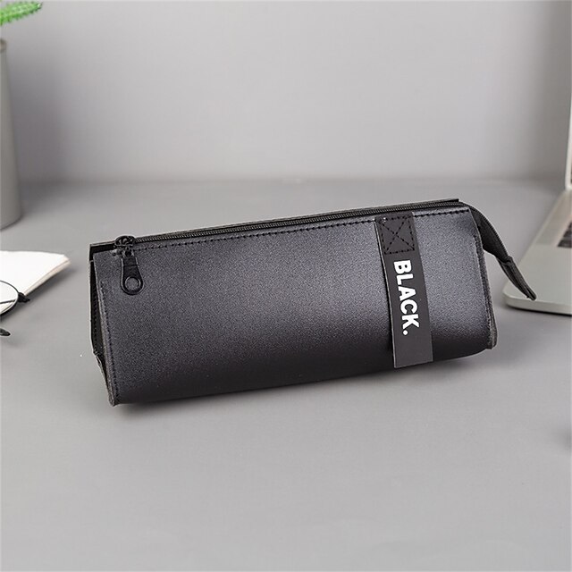 Consumer Electronics Stationery | Pencil Case Pen Pouch Marker Bag Waterproof Cute Wear-Resistant PU Leather for School Office S