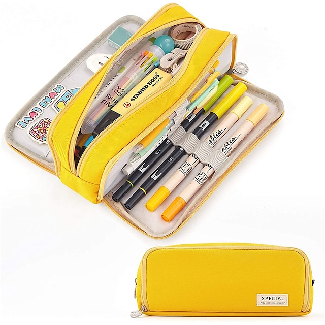 Pencil Case Pen Pouch Marker Bag Wear-Resistant Multifunction With