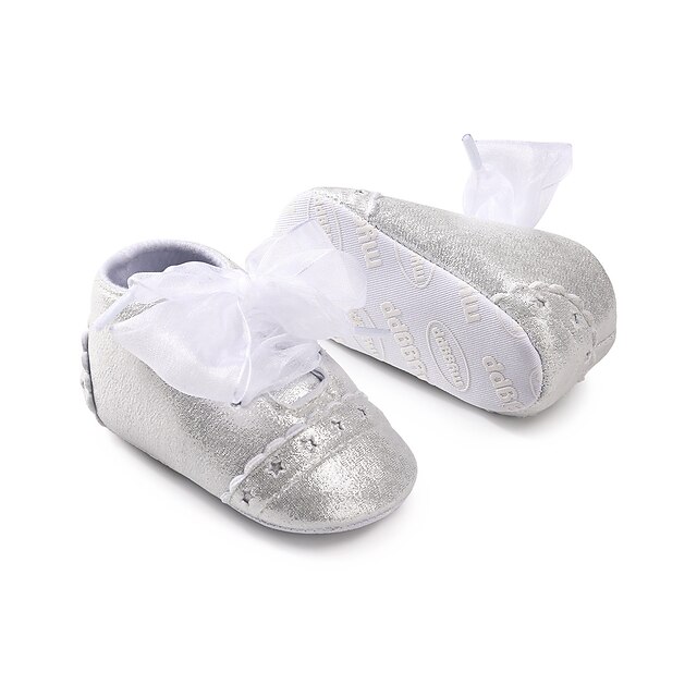 Shoes & Bags Kids Shoes | Girls Flats Daily PU Breathability Toddler(2-4ys) Daily Indoor Black Pink Silver Fall Winter - QZ28243