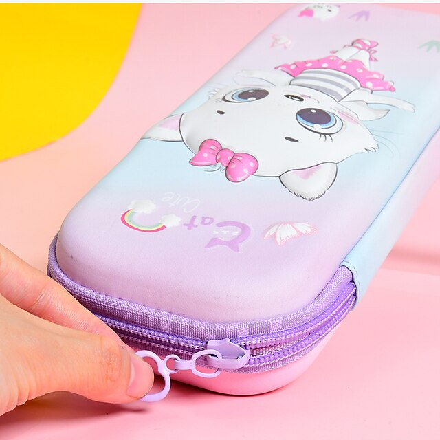 Consumer Electronics Stationery | Pencil Case Pen Pouch Marker Bag Cartoon Cute Lightweight Cotton for School Student Kids - TR6