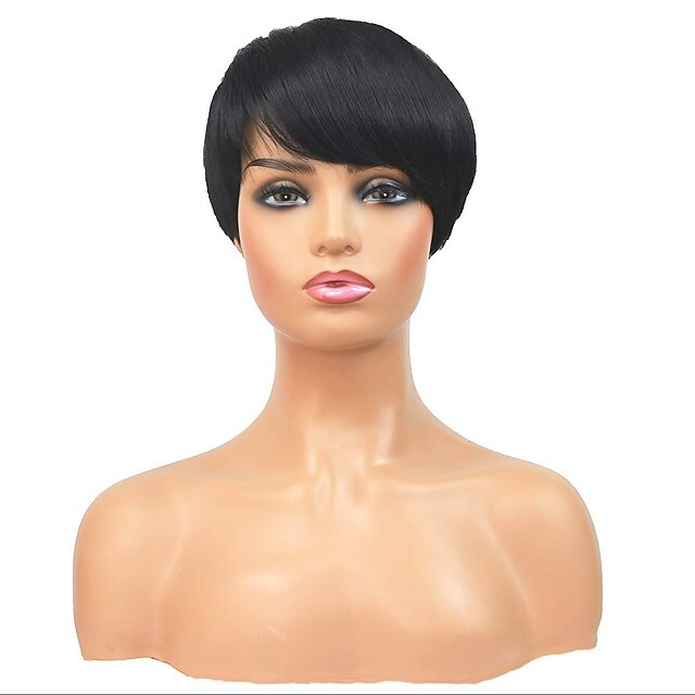 Beauty & Hair Wigs & Hair Pieces | Pixie Cut Wigs Short Pixie Cut Wigs Short Hair Wigs for Black Women Synthetic Clearance Black