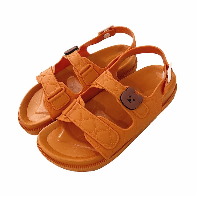 Shoes & Bags Womens Shoes | Womens Sandals Flat Sandals Flat Heel Round Toe Open Toe Elegant Casual Daily PVC Buckle Spring Summ