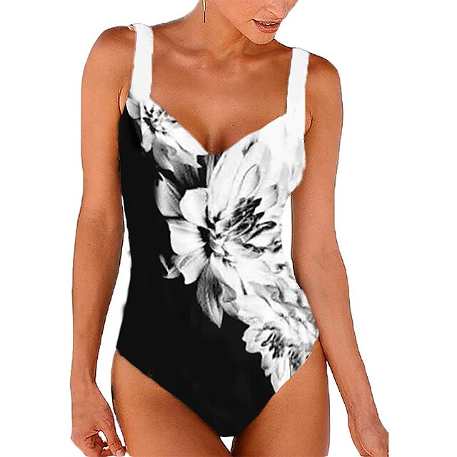 white padded one piece swimsuit