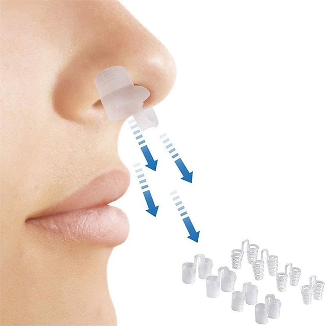  10 sztuk/zestaw rozwiązanie przeciw chrapaniu urządzenia przeciw chrapaniu korek chrapania otwory wentylacyjne na nos rozszerzacze nosa dla lepszego snu pomoc w zasypianiu