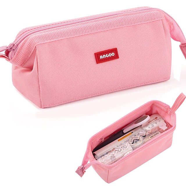 Consumer Electronics Stationery | Pencil Cases Wear-Resistant Multifunction With Zipper Canvas for School Office Student - WU399