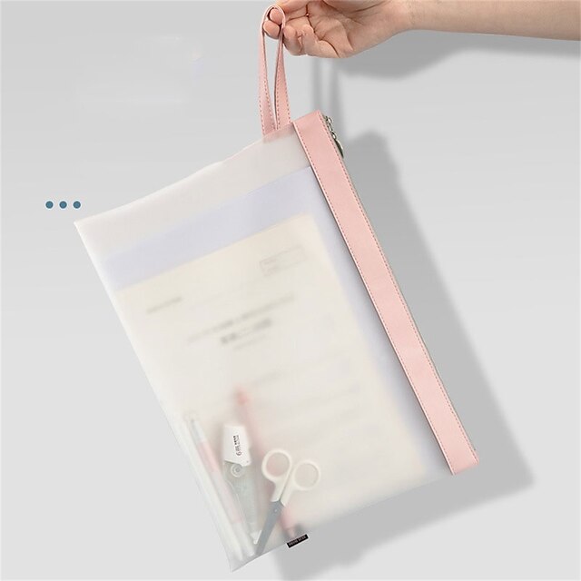 Consumer Electronics Stationery | Pencil Case Pen Pouch Marker Bag Waterproof Wear-Resistant Transparent TPU for School Office S