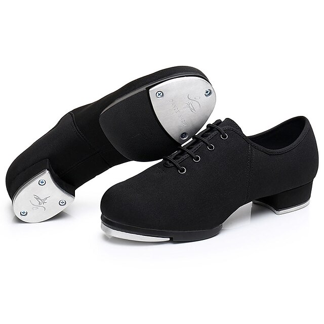 Dames Tapdansschoenen Dansschoenen Toneel Oefenen Disco Dans Gesplitste  zool Eenvoudige Stijl ritme Platte hak Veters Zwart voor dames 9057863 2023  – €65.27
