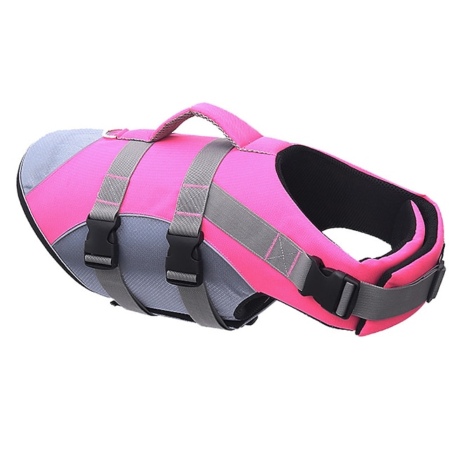  Perros Gatos Chaleco salvavidas Chaleco salvavidas para perros Moda Estilo lindo Reflexivo Ajustable Suave Lavable Cómodo Exterior Deportes Casual Diario Ropa para perros for Perro perdiguero de oro