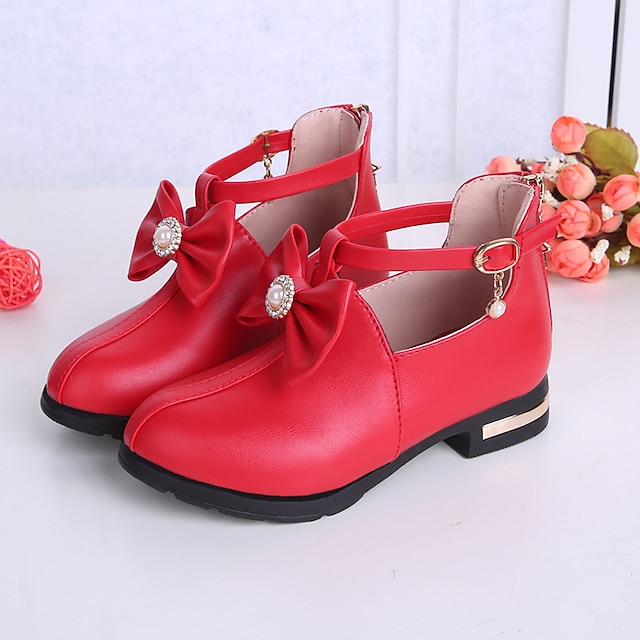 Shoes & Bags Kids Shoes | Girls Flats Princess Shoes Leather Portable Princess Shoes Big Kids(7years +) Little Kids(4-7ys) Daily