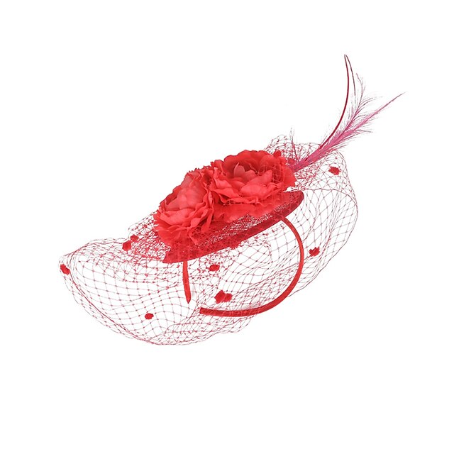  Women's Feather Headpiece-Wedding Special Occasion Headbands Fascinators 1 Piece