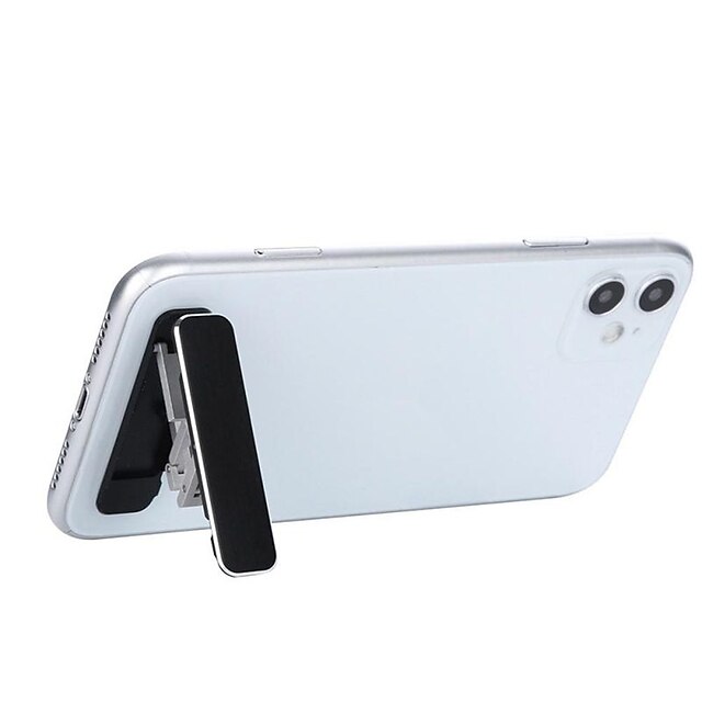 Phones & Accessories Phone Mounts & Holders | Universal Mini Invisible Foldable Mobile Phone Stand Aluminum Alloy Desktop Mount 