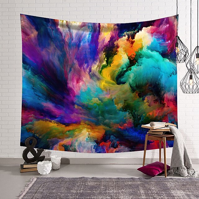 Home & Garden Home Decor | Colorful Wall Tapestry Art Decor Blanket Curtain Hanging Home Bedroom Living Room Decoration Polyeste