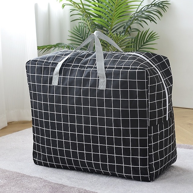 Home & Garden Home Decor | Portable Clothes Storage Bag Large Capacity Under Bed Blanket Quilt Wardrobe Closet Organizer Dustpro