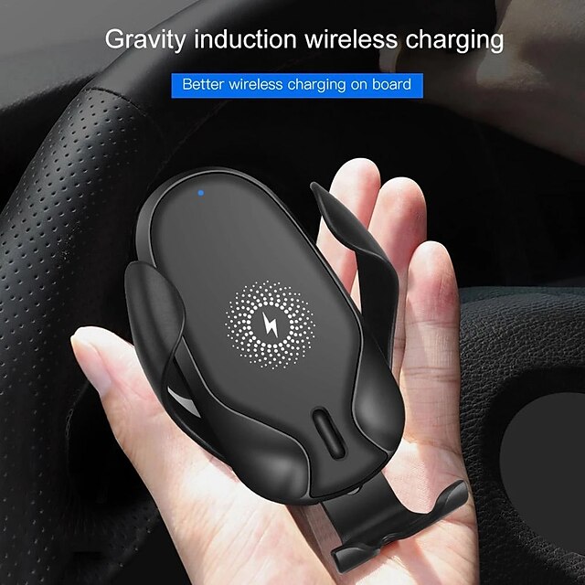 Consumer Electronics Automotive | 15W Cell Phone Holder Stand Mount Fast Charging Chargeable Angle Adjustable Car Phone Holder f