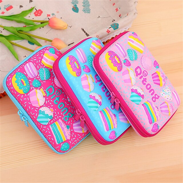 Consumer Electronics Stationery | Pencil Case Pen Pouch Marker Bag Waterproof Cartoon Cute EVA for School Student Kids - VX55511