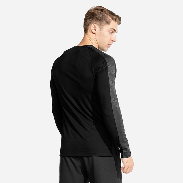 Sports & Outdoors Running, Jogging & Walking | Mens Long Sleeve Workout Shirt Running Shirt Tee Tshirt Top Athletic Athleisure B