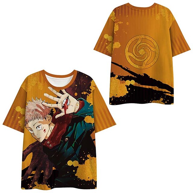 Toys & Hobbies Cosplay & Costumes | Inspired by Jujutsu Kaisen Gojo Satoru T-shirt Anime 100% Polyester Anime Harajuku Graphic K