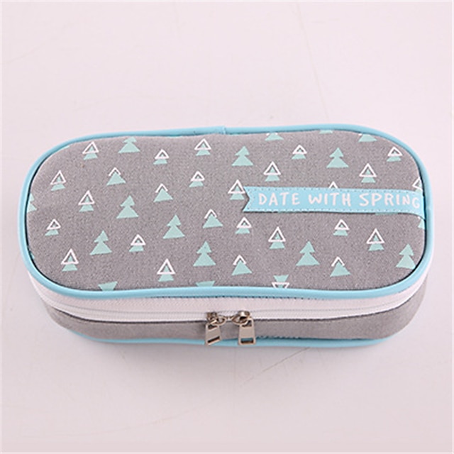 Consumer Electronics Stationery | Pencil Case Pen Pouch Marker Bag Wear-Resistant Multifunction With Zipper Canvas for School Of