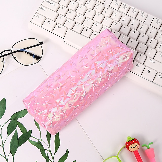 Consumer Electronics Stationery | Pencil Case Pen Pouch Marker Bag Waterproof Slim Wear-Resistant PU Leather for School Office B