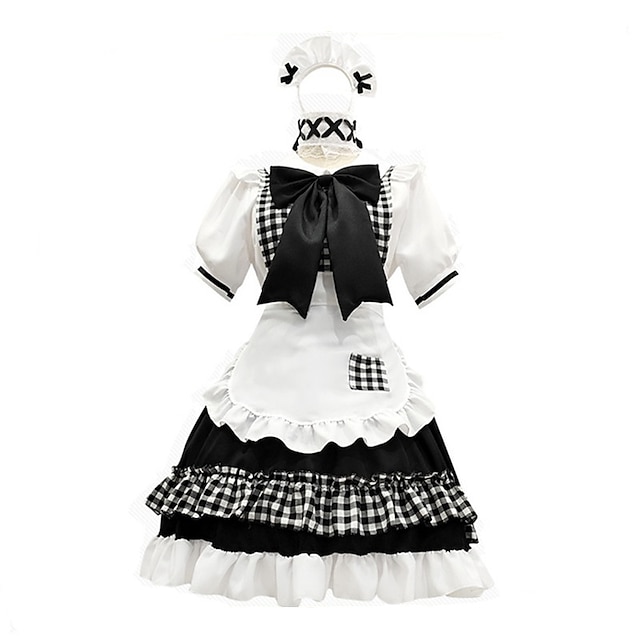 Toys & Hobbies Cosplay & Costumes | Lolita Sweet Lolita Princess Lolita Maid Uniforms Dress Cosplay Costume Masquerade Maid Suit