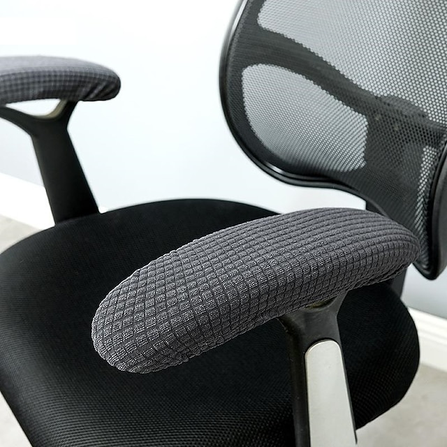 Zocipro 2 stuks bureaustoelhoezen stretch, spandex stoelhoezen verwijderbaar en wasbaar, computerstoelen stoelhoes hoes kussenbeschermers voor kantoor, thuis, bar (Balck Zocipro 2 stuks bureaustoelhoezen stretch, spandex stoelhoezen verwijderbaar en wasbaar, computerstoelen stoelhoes hoes kussenbeschermers voor kantoor, thuis, bar (Balck