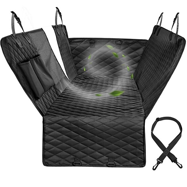  Housse de siège de voiture pour chien étanche pour animaux de compagnie voyage chien transporteur hamac voiture arrière siège arrière protecteur tapis transporteur de sécurité pour chiens