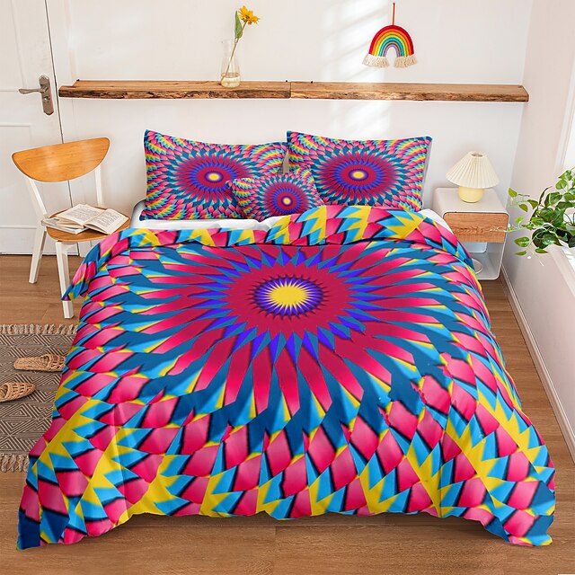 3D Vortex 3Piece Duvet Cover Set Hotel Bedding Sets Comforter Cover