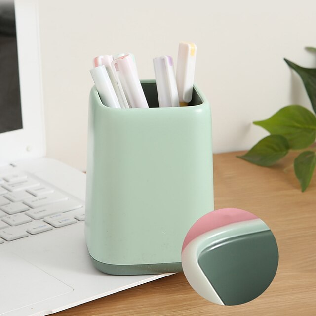 Consumer Electronics Stationery | Pen Pencil Holder Cup Lightweight Multifunction Big Capacity Plastics for Office Student Kids 