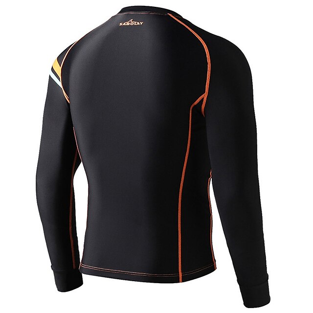 Sports & Outdoors Surfing, Diving & Snorkeling | Mens Rash Guard Swim Shirt UV Sun Protection UPF50+ Quick Dry Long Sleeve Sun S