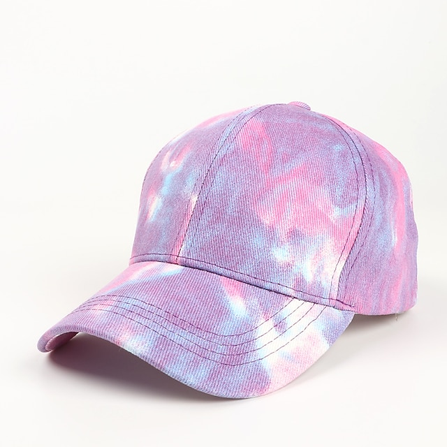 Shoes & Bags Fashion Accessories | 1pcs New Fashion Colorful Tie-dye Baseball Cap Spring Mens and Womens Trend Lovers Hat Outdoo