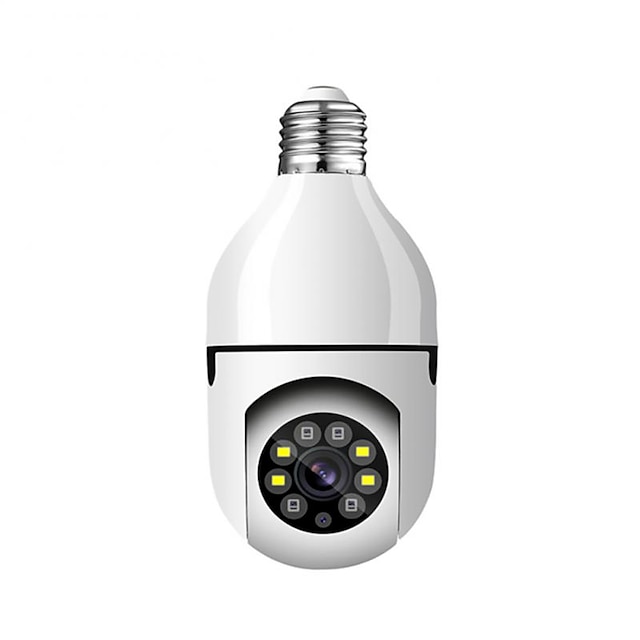  IP kamera 1080P (1920 × 1080) Žárovka WIFI Dálkový přístup Noční vidění Se zvukem Vevnitř Venkovní Byt Podpěra, podpora