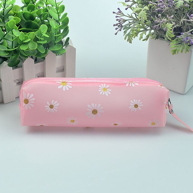 Consumer Electronics Stationery | Pencil Case Pen Pouch Marker Bag Waterproof Wear-Resistant Transparent TPU for School Office S