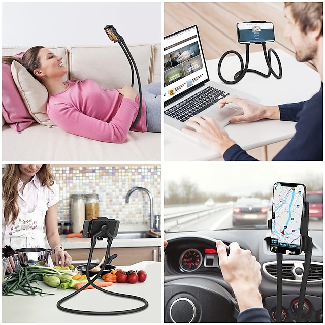 Phones & Accessories Phone Mounts & Holders | Phone Holder Stand Mount Desk Hanging neck Cell Phone Adjustable Phone Holder Phon