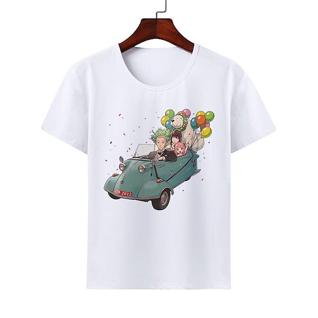 Toys & Hobbies Cosplay & Costumes | Inspired by Spy x Family Spy Family Loid Forger Yor Forger Anya Forger T-shirt Cartoon 100% 