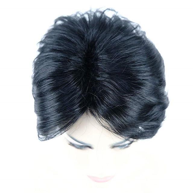 Beauty & Hair Wigs & Hair Pieces | Short Fluffy Natural Wavy Wig Synthetic Hair Women Capless Wigs - XQ65543